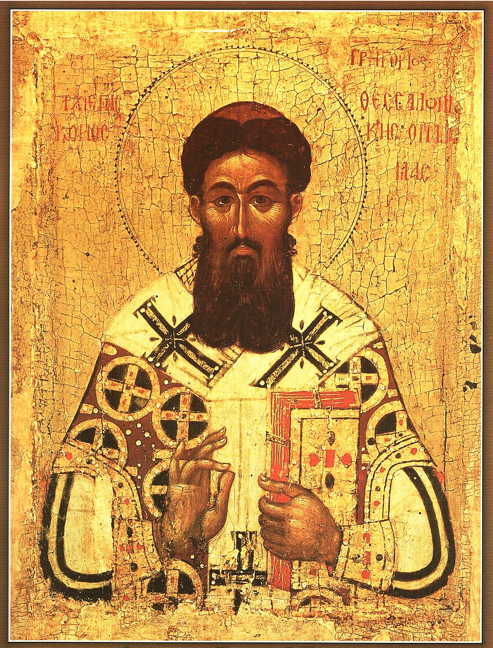 Depiction of St Gregory Palamas, Archbishop of Thessalonica