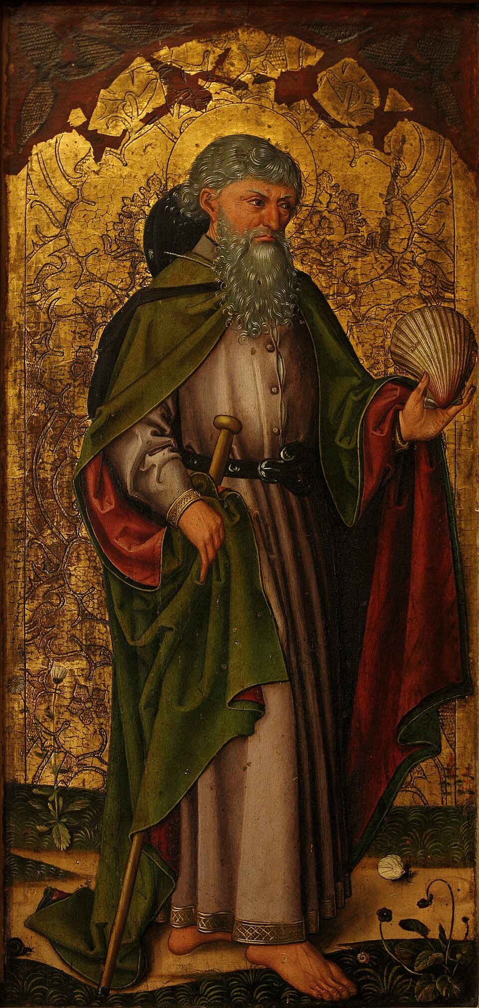 Depiction of Holy Apostle James, son of Zebedee, brother of St John the Theologian