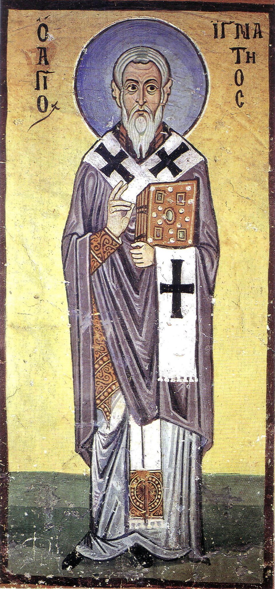 Depiction of Hieromartyr Ignatius the God-Bearer, Bishop of Antioch