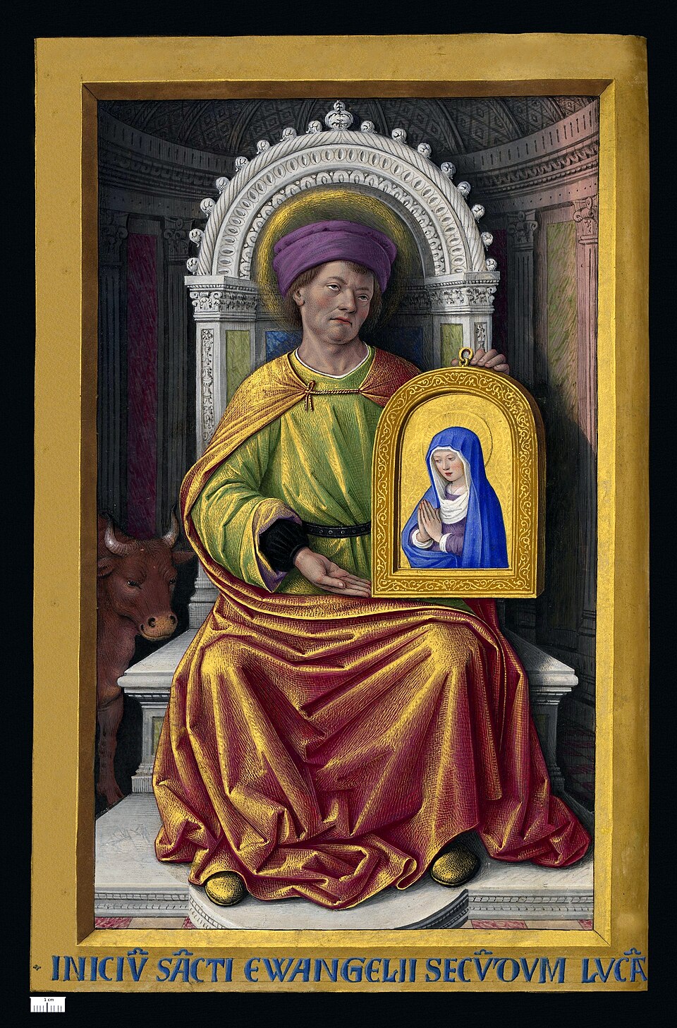 Depiction of Holy Apostle and Evangelist Luke