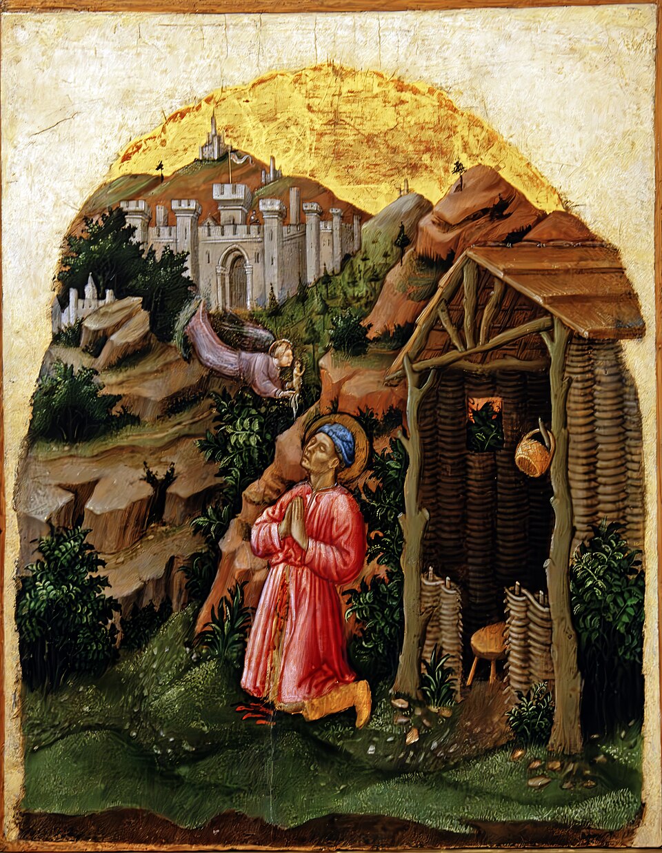 Depiction of Martyr Mamas of Caesarea in Cappadocia