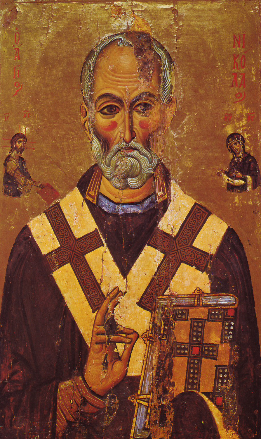 Depiction of St Nicholas the Wonderworker of Myra