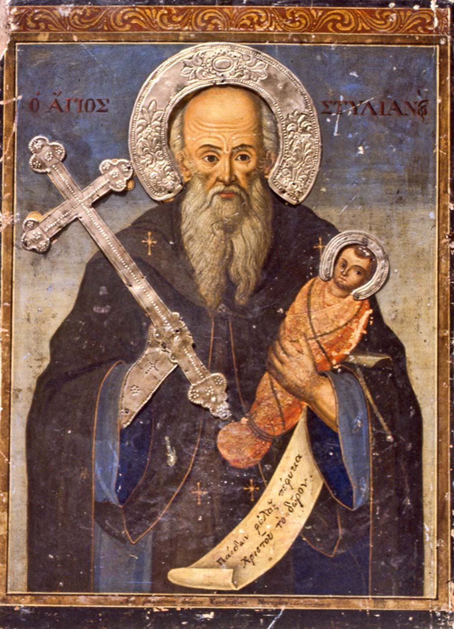 Depiction of Venerable Stylianus of Paphlagonia
