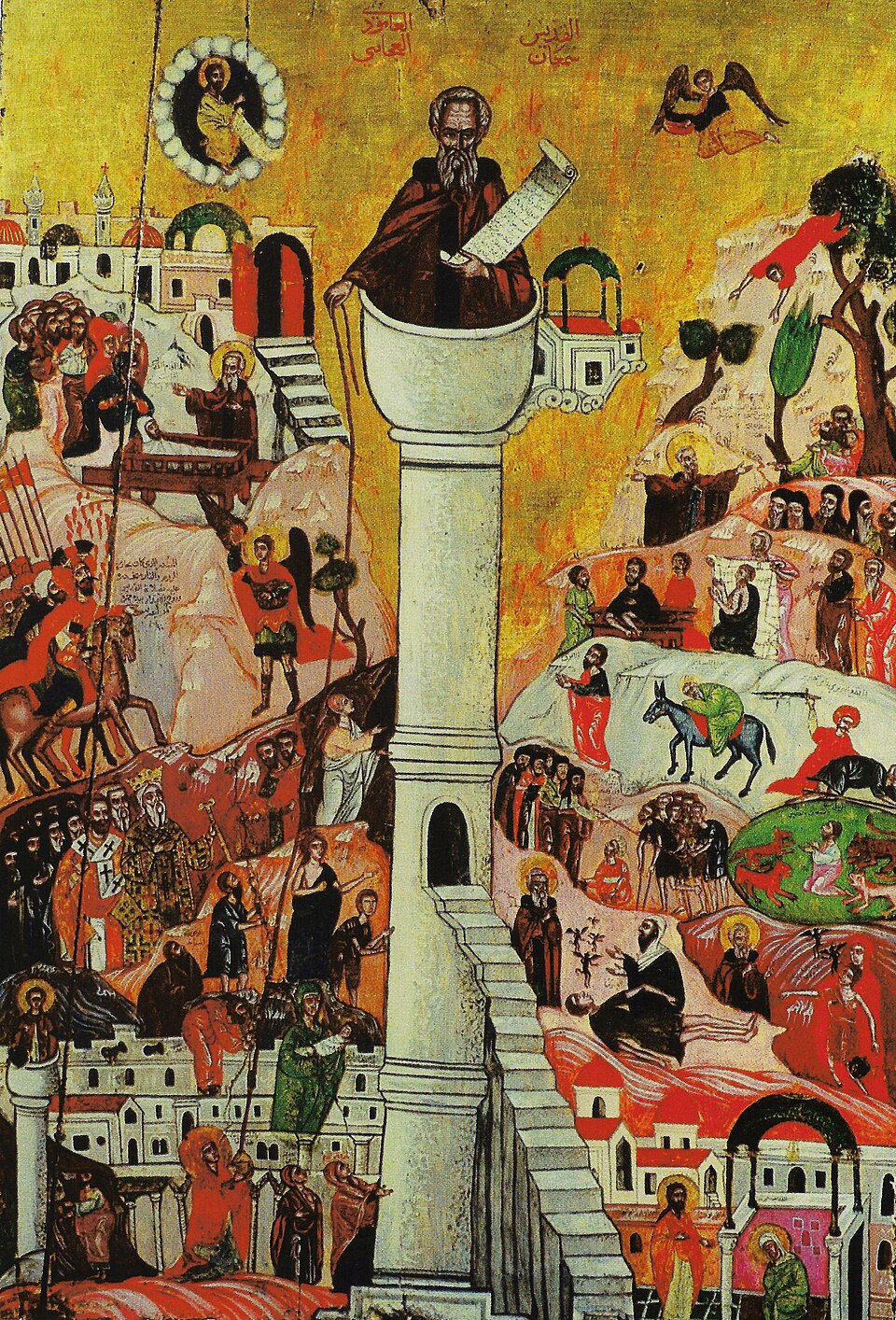 Depiction of Saint Simeon Stylites the Elder